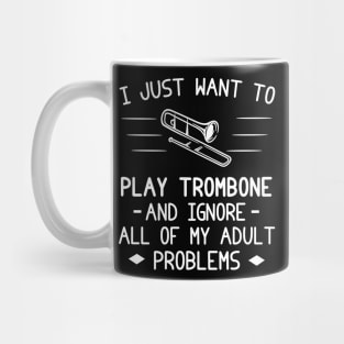 Trombone Jazzy Escape! Funny Tee & Hoodie Mug